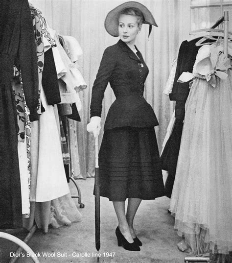 christian dior 1947 new look collection|Christian Dior 1947 fashion style.